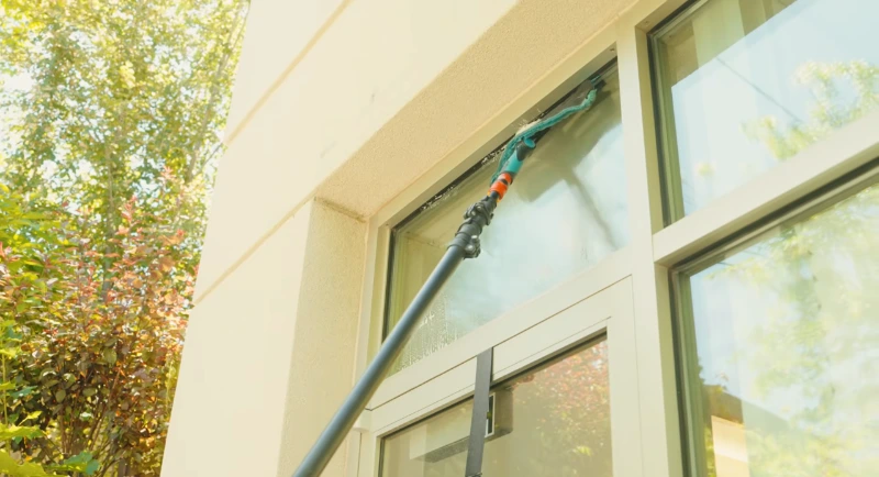 Rose City Window Cleaners team at work in Portland, OR